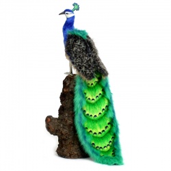 Hansa Peacock Bird Soft Toy Animal